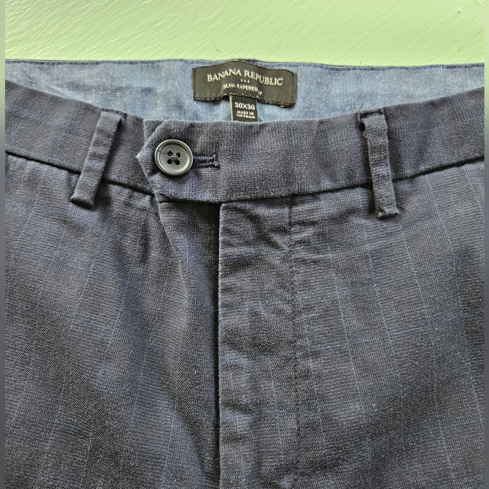 BR Pinstripe Blue Pants 30x30